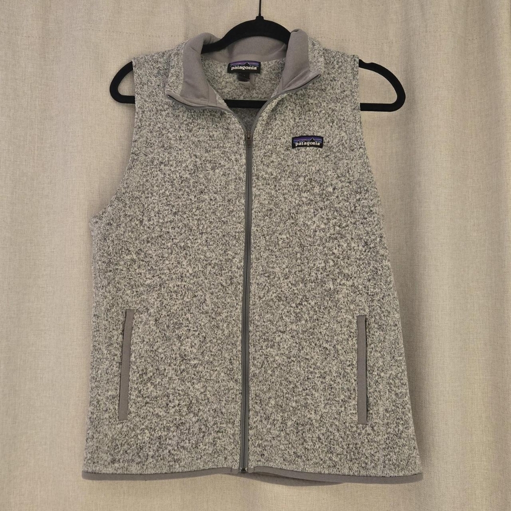 Patagonia Women's Gray Better Sweater Fleece Vest Size Medium